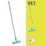 Afbeelding van Leifheit vloerwisser set | clean & away | met 5 stofdoekjes | QC-LEI-00241
