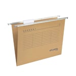Afbeelding van Jalema 2662011400 Economy verticale hangmap | A4 | V-bodem | bruin | 50 stuks | ATL2662011400