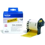Afbeelding van Brother DK-22606 continue filmtape geel 62mm x 15,24m (origineel) | BRODK-22606