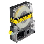 Afbeelding van Epson LC-3YBP9 tape zwart op pastel geel 9 mm origineel | EPSLC-3YBP99