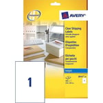 Afbeelding van Avery Zweckform J8567-25 transparante etiketten | 210 mm x 297 mm | 25 etiketten | AVEJ8567-25