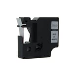 Afbeelding van DYMO S0720550 / 45015 tape rood op wit 12mm (huismerk) | ST45015