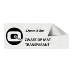 Afbeelding van Brother TZe-M31 tape zwart op mat transparant 12mm x 8m (huismerk) | STTZe-M31