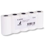 Afbeelding van Kangaro kassarol K-6020 | thermorol wit | 57x30x12mm | 5 stuks | KAN-K6020