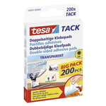 Afbeelding van Tesa 59401-00000-01 Tack kleefpads | kleefpads | wit | niet-permanent | 200 stuks | 59401-00000-01