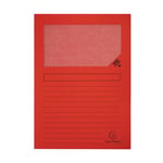 Afbeelding van Exacompta 50105E venstermap | A4 | rood | 100 stuks | EXA50105E