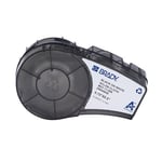 Afbeelding van Brady M21-11-499 tape nylonweefsel zwart op wit 19,05 mm x 12,70 mm (origineel) | BRAM21-11-499