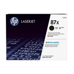 Afbeelding van HP CF287X nr. 87X toner cartridge zwart hoge capaciteit (origineel) | HPCF287X