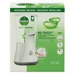 Afbeelding van Dettol No-Touch Zeepdispenser met navulling | Aloe Vera | Zilver | 250 ml | QC-DE-01091