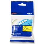 Afbeelding van Brother M-K631BZ tape zwart op geel 12mm x 8m (origineel) | BROM-K631BZ