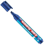 Afbeelding van Edding 383 flipchart marker | blauw | beitelvormige punt | 1-5mm | EDD4-383003
