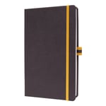 Afbeelding van Sigel SI-LS107 Linescape notitieboek | A5 | gelinieerd | 80 gr. | 88 vel | donkergrijs | SIGSI-LS107