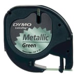 Afbeelding van DYMO S0721740 / 91209 tape metaalkleurig groen 12mm (origineel) | 91209