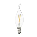 Afbeelding van Q-Nomic E14 filament LED-gloeilamp | DIMBAAR | 2W | sierkaarsmodel | QNLED01136