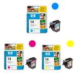 Afbeelding van HP bundel 14 (492X) (cyan+ magenta+ yellow) | HPB-C-21cmy