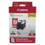 Afbeelding van Canon PG-585XL / CL-586XL photo value bundel (origineel) | CAN6204C005