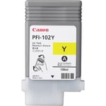 Afbeelding van Canon PFI-102Y inktcartridge geel (origineel) | CANPFI-102Y