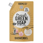 Afbeelding van Marcel's Green Soap douchegel navulling | Vanille en Kersenbloesem | 500 ml | QC-MAR-00090