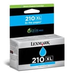 Afbeelding van Lexmark 14L0175E nr. 210XL inktcartridge cyaan hoge capaciteit (origineel) | LEX14L0175E