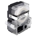 Afbeelding van Epson LC-7WBC9 kabel tape zwart op wit / 36mm (origineel) | EPSLC-7WBC936