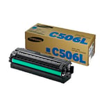 Afbeelding van Samsung CLT-C506L toner cartridge cyaan hoge capaciteit (origineel) | SAMCLT-C506L