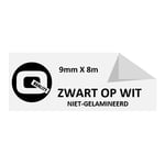 Afbeelding van Brother M-K221BZ tape zwart op wit 9mm x 8m (huismerk) | STM-K221