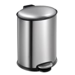 Afbeelding van EKO Ellipse pedaalemmer | mat RVS | 12 liter | EK240NA2359