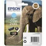 Afbeelding van Epson T2435 nr. 24XL inktcartridge licht cyaan hoge capaciteit (origineel) | T243540