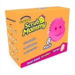Afbeelding van Scrub Daddy | Scrub Mommy sponzen | roze | 8 stuks | SD-SMSR8ST