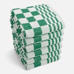 Afbeelding van Byrklund Keukendoek Clean & Fresh | Groen Ruit | 50 x 50 cm | 6 stuks | BY998NA3369