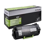Afbeelding van Lexmark 62D2000 nr. 622 toner cartridge zwart (origineel) | LEX62D2000