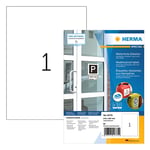 Afbeelding van Herma 10775 geïmpregneerde etiketten | weerbestendig | A4 | 210 x 297 mm | 80 etiketten | HER10775