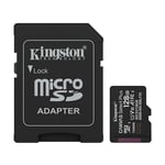 Afbeelding van Kingston Canvas Select Plus Gen3 Micro SDXC geheugenkaart | inclusief adapter | 128GB | KINSDCS3/128GB