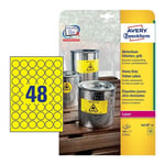 Afbeelding van Avery Zweckform L6128-20 weerbestendige etiketten | 30 mm | 960 etiketten | AVEL6128-20