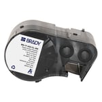 Afbeelding van Brady M5-17-432-CL-BK polyester labels zwart op transparant | 12,7 mm x 25,4 mm (origineel) | BRAM5-17-432-CL-BK