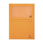 Afbeelding van Exacompta 50104E venstermap | A4 | oranje | 100 stuks | EXA50104E