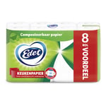 Afbeelding van EDET Keukenpapier | Composteerbaar | 8 rollen | ED334NA7423
