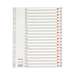 Afbeelding van Esselte 100112 A4 index | plastic | A-Z | 11-gaats | ESS100112