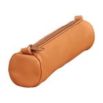 Afbeelding van Clairefontaine Age etui | leer | rond | lichtbruin | klein | CLA77018C