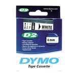Afbeelding van DYMO S0721030 / 60611 tape wit 6mm (origineel) | 60611