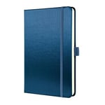 Afbeelding van Sigel SI-CO403 Conceptum notitieboek | A5 | gelinieerd | 80 gr. | 97 vel | metallic blauw | SIGSI-CO403