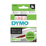 Afbeelding van DYMO S0720850 / 45805 tape rood op wit 19mm (origineel) | 45805