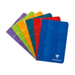 Afbeelding van Clairefontaine Metric notitieboek assorti | 110 x 170 mm | geruit | 48 vel | 10 stuks | CLA63602C