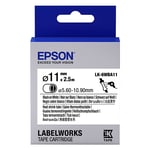 Afbeelding van Epson LK-6WBA11 krimpkous zwart op wit 11mm (origineel) | EPSC53S656902