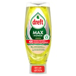 Afbeelding van Dreft Max Power Afwasmiddel | Lemon | 640 ml | QC-DR-06293