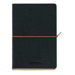 Afbeelding van Aurora 2396TESO Tesoro notitieboek | A5 | gelinieerd | 80 gr. | 96 vel | zwart/oranje | AUR2396TESO