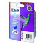 Afbeelding van Epson T0805 inktcartridge licht cyaan (origineel) | EPST080540
