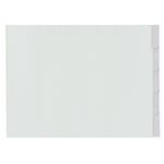 Afbeelding van Kangaro G305F-B A3 tabbladen | kunststof | 5 tabs | liggend | 4-gaats | KANG305F-B
