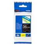 Afbeelding van Brother TZe-M365 tape wit op mat zwart 36mm x 8m (origineel) | BROTZe-M365