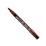 Afbeelding van POSCA PC-3M verfmarker | kastanjebruin | ronde punt | 0,9 - 1,3 mm | POSPC3MM